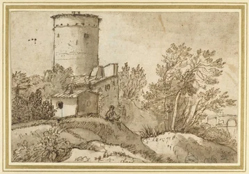 Bauerngebäude am Tiber, 1663